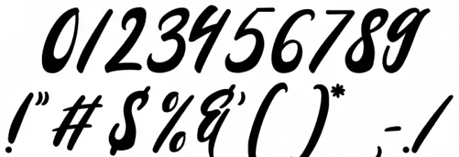 Mady Risaw Font OTHER CHARS