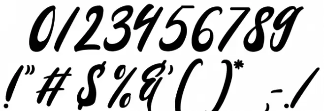 Mady Risaw Font OTHER CHARS