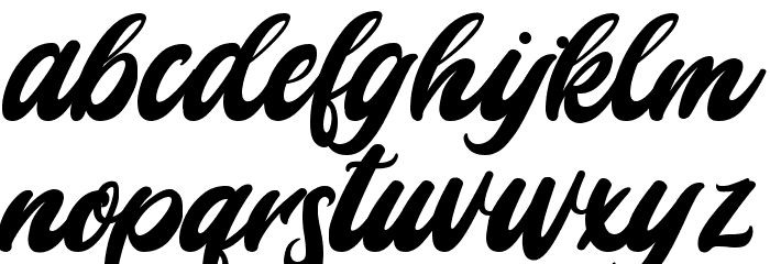 Mady Risaw Font LOWERCASE