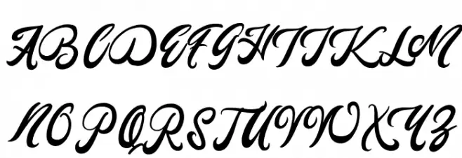Mady Risaw Caratteri MAIUSCOLE