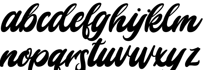 Mady Risaw Font LOWERCASE