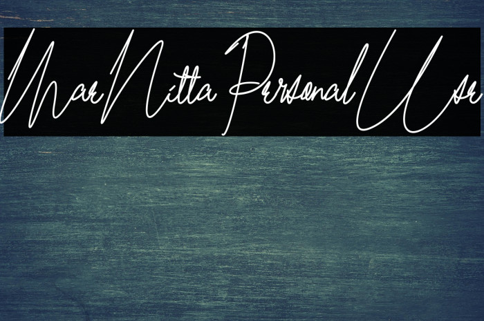 Mae Nitta Personal Use Example 1