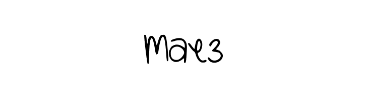 Mae_3  免费字体下载