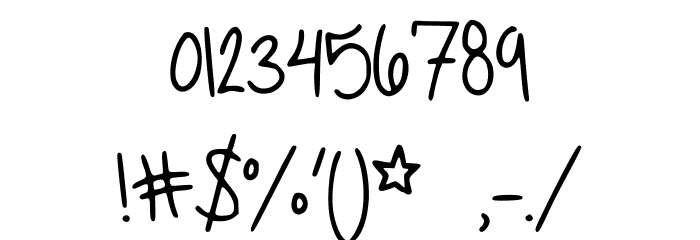 Mae_3 Font OTHER CHARS