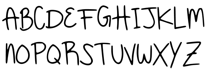 Mae_3 Font UPPERCASE