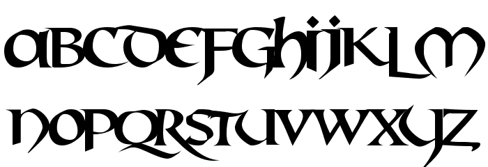 Mael Font LOWERCASE