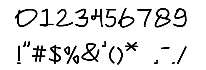 Maelleye Font OTHER CHARS