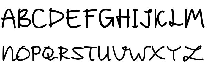 Maelleye Font UPPERCASE
