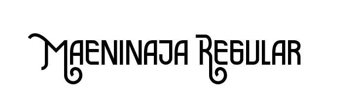 Maeninaja Regular  Frei Schriftart Herunterladen