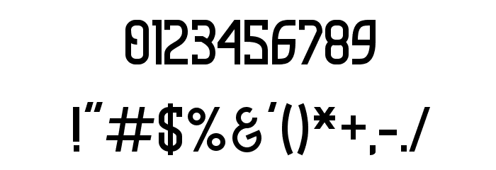 Maeninaja Regular Font OTHER CHARS