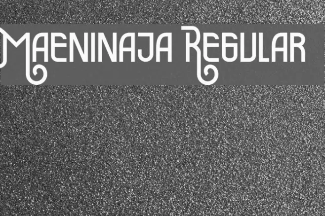 Maeninaja Regular Example 1
