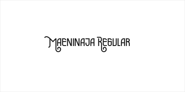 Maeninaja Regular Logo