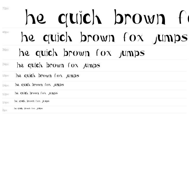 MaeraRegular Waterfall