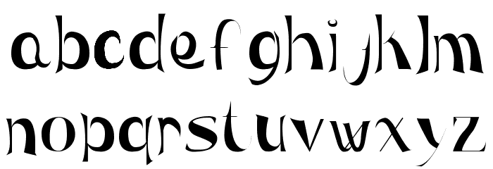 MaeraRegular Font LOWERCASE