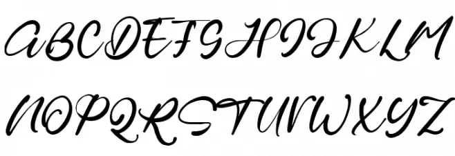Maestro Merrill Schriftart Groß