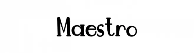 Maestro  Descarca Fonturi Gratis