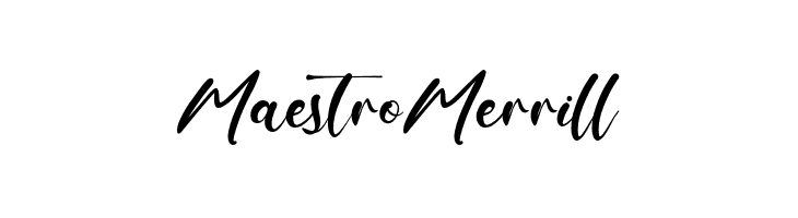MaestroMerrill  Descarca Fonturi Gratis