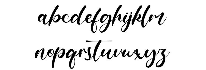 MaestroMerrill Font LOWERCASE