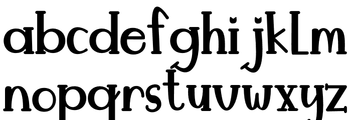 Maestro Font LOWERCASE