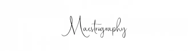 Maestrography  Скачать бесплатные шрифты