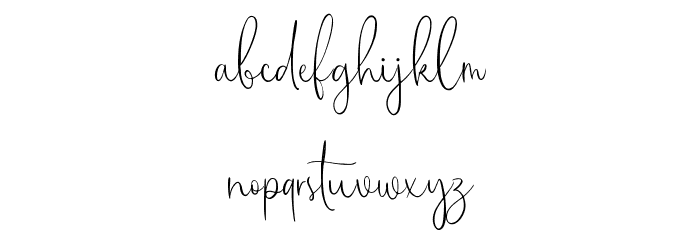 Maestrography Font LOWERCASE