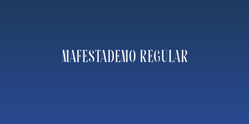 MafestaDEMO Regular Social Header