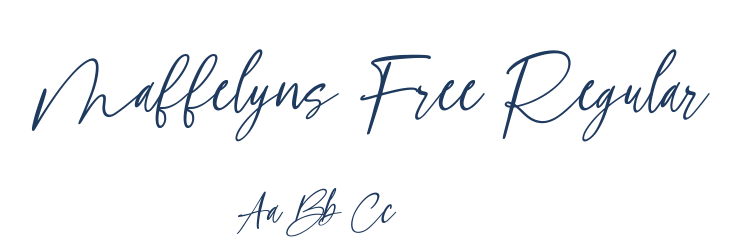 Maffelyns Free Regular Font Preview