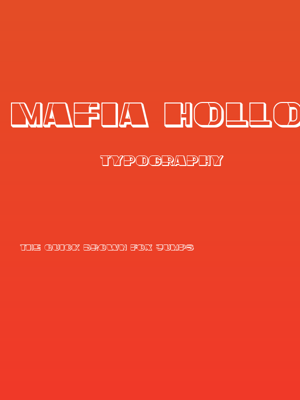 Mafia Hollow Regular Poster