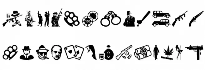 Mafia Mix Font Litere mari