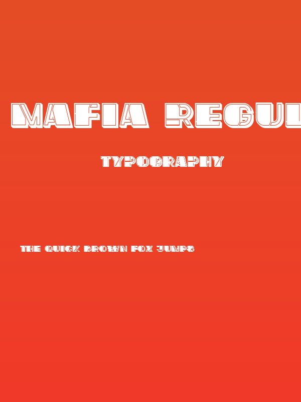 Mafia Regular Poster