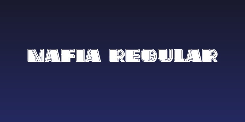 Mafia Regular Social Header