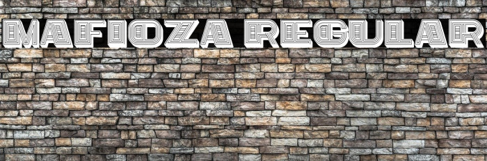Mafioza Regular Font examples