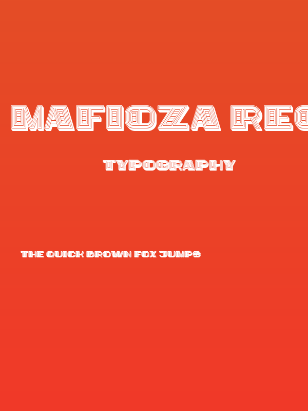 Mafioza Regular Poster