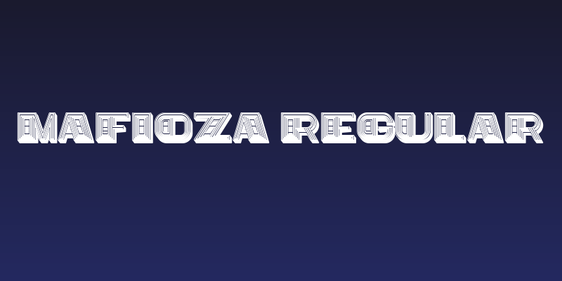 Mafioza Regular Social Header