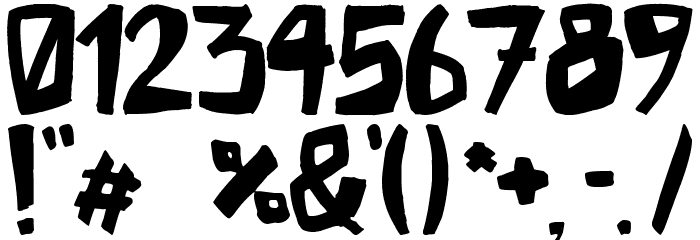Mafla Font OTHER CHARS