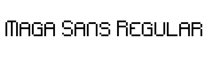 Maga Sans Regular  font caratteri gratis