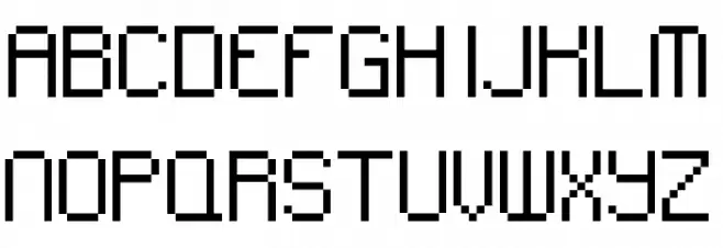 Maga Sans Regular Font UPPERCASE