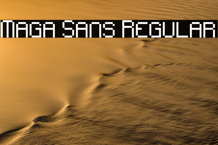 Maga Sans Regular Example 2