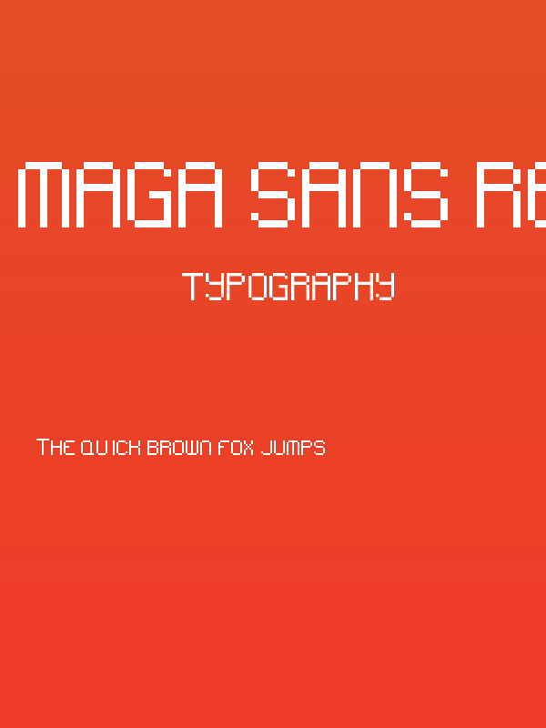 Maga Sans Regular Poster