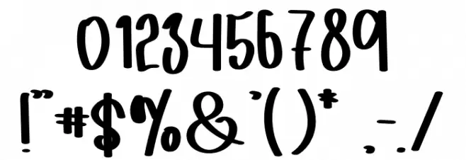 Magaic In Love Font OTHER CHARS