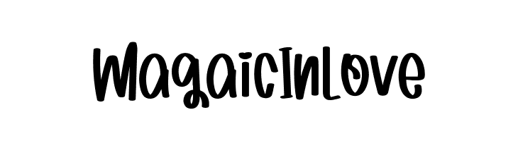 Magaic In Love  フリーフォントのダウンロード