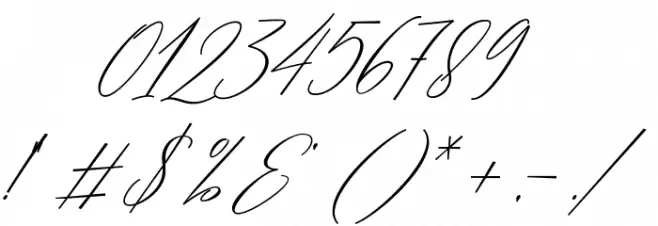 MagarellaScript-Regular Font OTHER CHARS