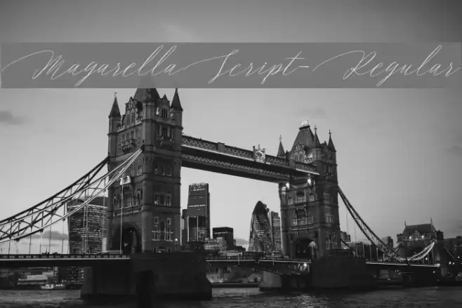MagarellaScript-Regular Font examples