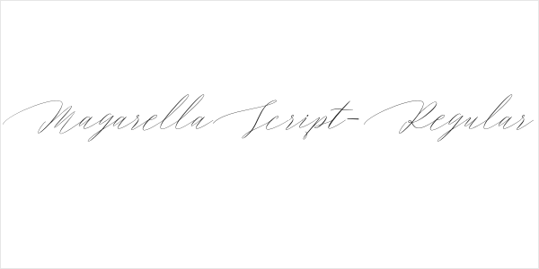 MagarellaScript-Regular Logo