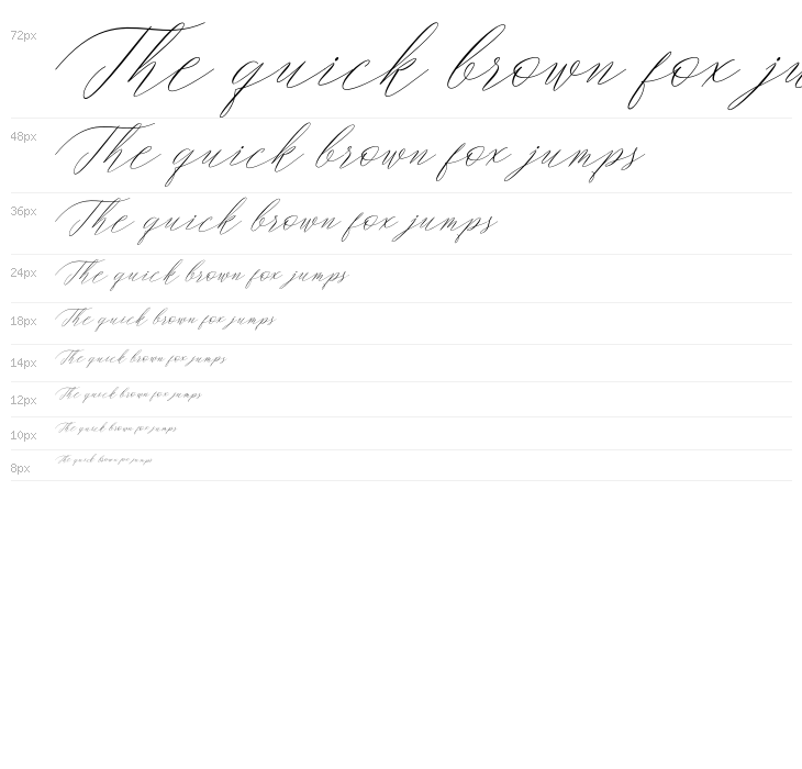 MagarellaScript-Regular Waterfall