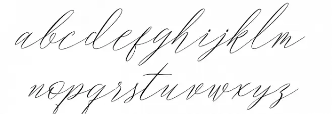 MagarellaScript-Regular Caratteri MINUSCOLO