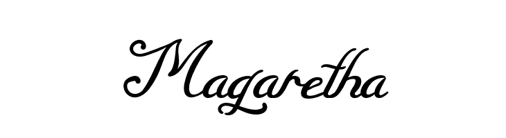 Magaretha  les polices de caractères gratuit tlcharger