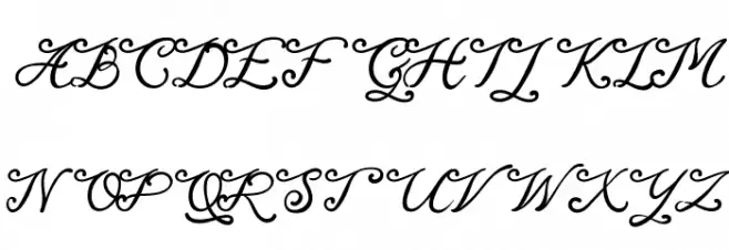Magaretha フォント 大文字