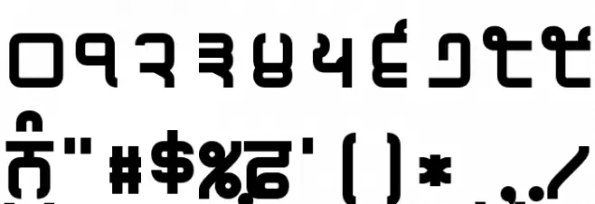 Magaz Black Font OTHER CHARS