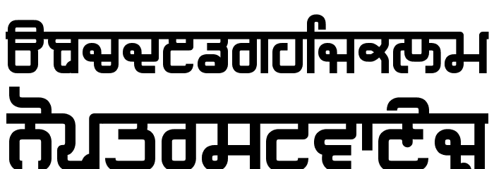 Magaz Black Font LOWERCASE